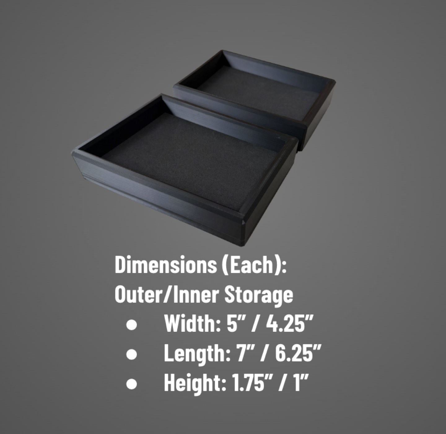 Storage Deck Dimensions